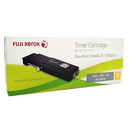 Fuji Xerox 405 Yellow Toner Cartridge - 11,000 pages