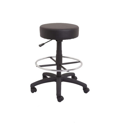DS Counter Height Black PU Stool