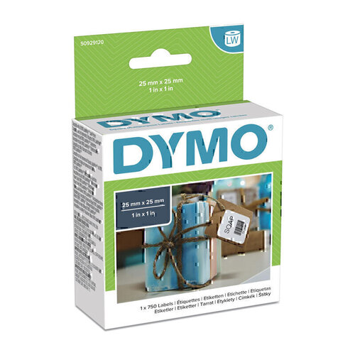 Dymo LW 25mm x 25mm White