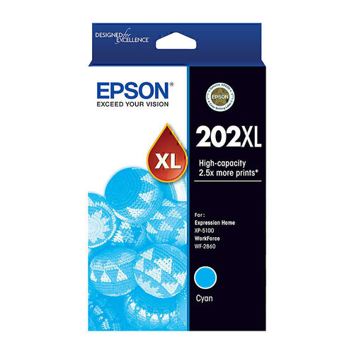 Epson 202XL Cyan Ink Cart