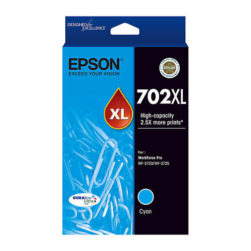 Epson 702XL Cyan Ink Cart