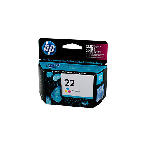 HP #22 Colour Ink Cart C9352AA