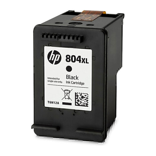 HP #804XL Black Ink T6N12AA