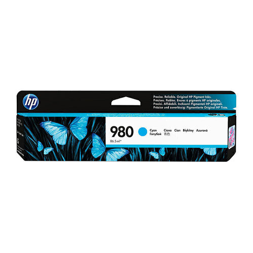 HP #980 Cyan Ink Cart D8J07A