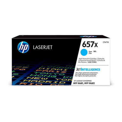 HP #657X Cyan Toner CF471X