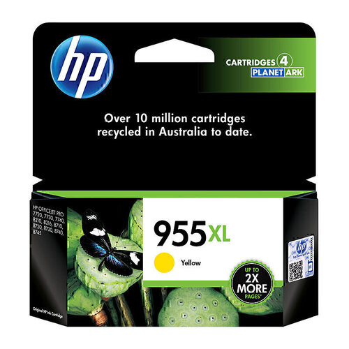 HP #955XL Yellow Ink - 1,600 pages