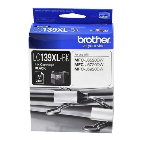 Brother LC139XL Black High Yield Ink - 2,400 yield 