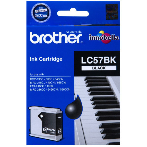 Brother LC57 Black Ink - 500 yield