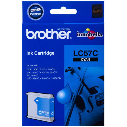 Brother LC57 Cyan Ink - 400 yield