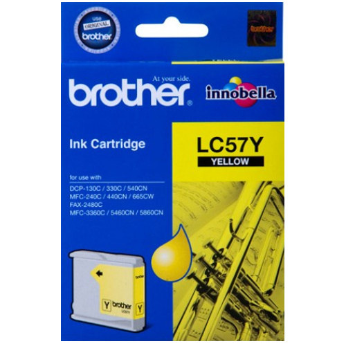 Brother LC57 Yellow Ink - 400 yield