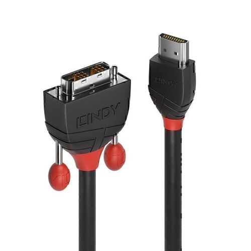 Lindy 2m HDMI-DVI-D Cable BL