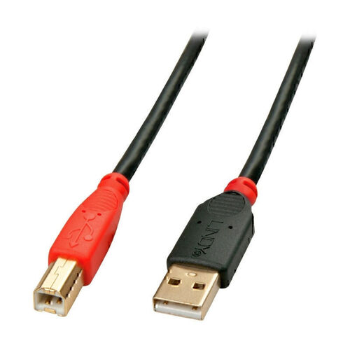 Lindy 15m USB2 A-B Cable Grey