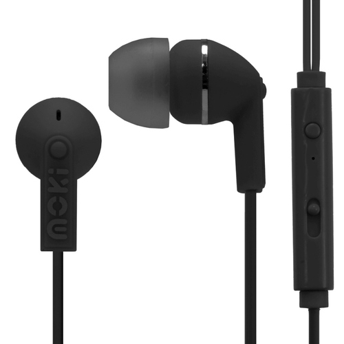 Moki Noise IsoEarbuds Mic Bk