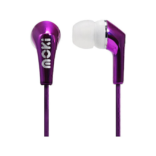 Moki Metallics Earphone Pink