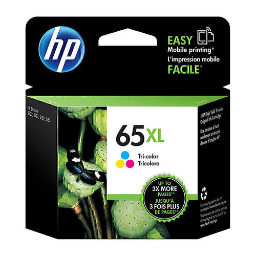 HP #65XL Tri Col Ink - 300 pages