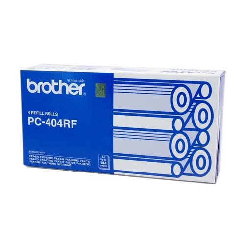 Brother PC404 Fax Film Refill Rolls 4 pk - 144 yield 