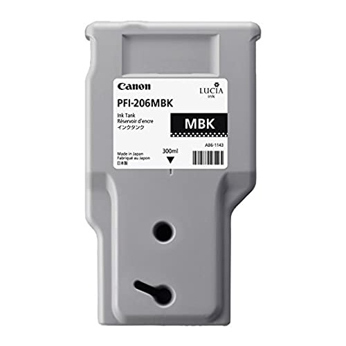Canon PFI206 Wide Format Matte Black Ink - 300ml