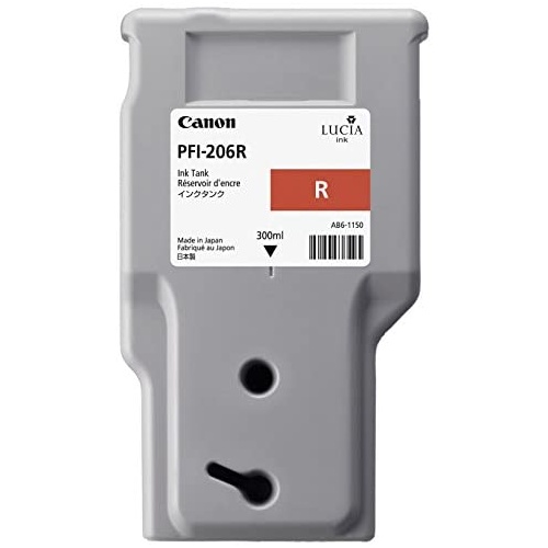 Canon PFI206 Wide Format Red Ink - 300ml