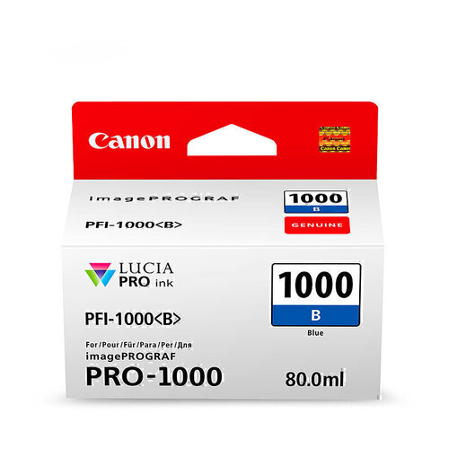 Canon PFI1000 Blue Ink Cart - 80ml