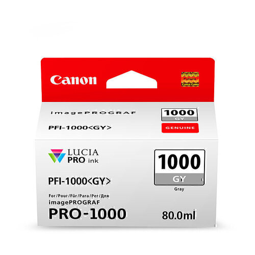 Canon PFI1000 Grey Ink Cartridge - 80ml