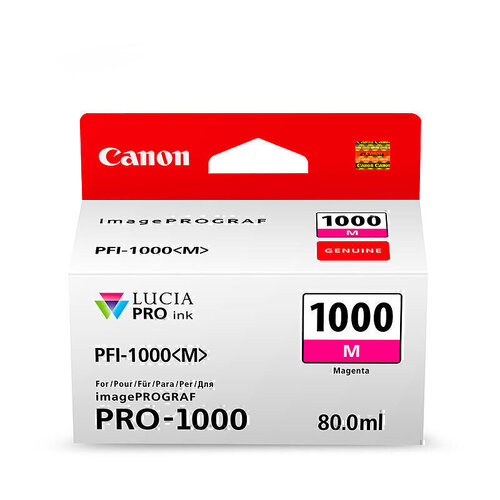 Canon PFI1000 Magenta Ink Cartridge - 80ml