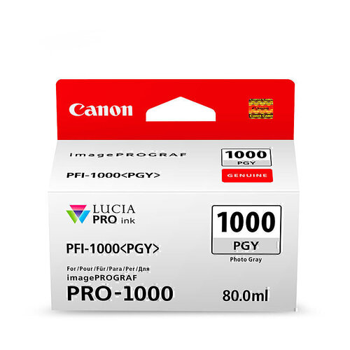 Canon PFI1000 Photo Grey Ink Cartridge - 80ml
