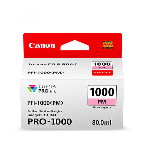 Canon PFI1000 Photo Magenta Ink Cartridge - 80ml