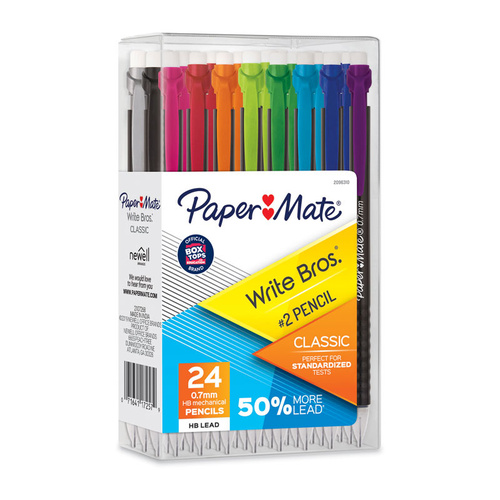 Paper Mate Write Bros Mechanical Pencil 0.7MM Bx24