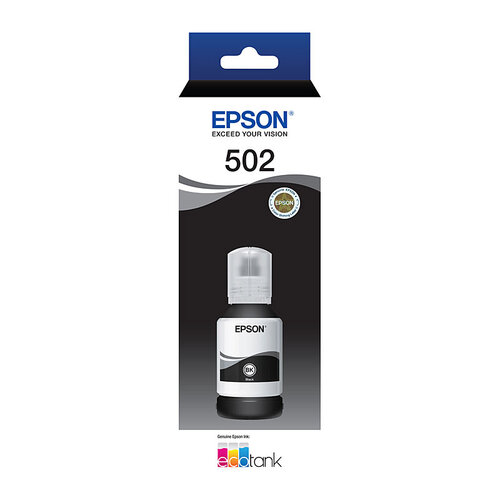 Epson T502 Black EcoTank Bottle