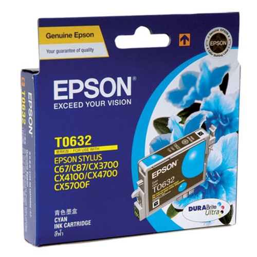 Epson T0632 Cyan Ink - 380 pages