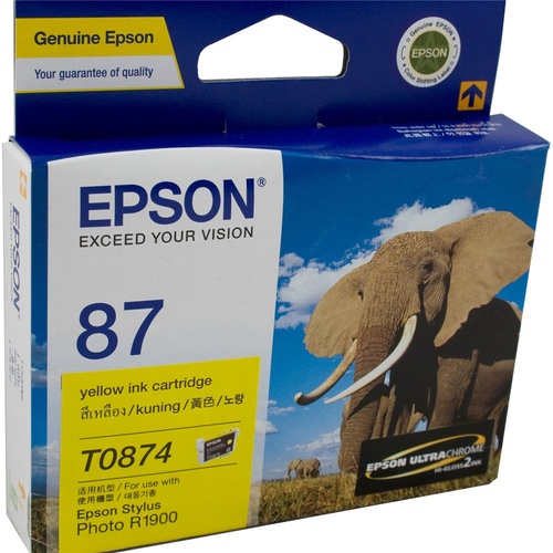Epson T0874 Yellow Ink - 915 pages