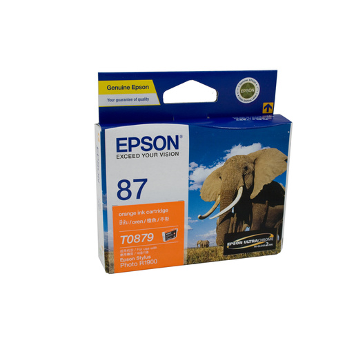 Epson T0879 Orange Ink - 915 pages