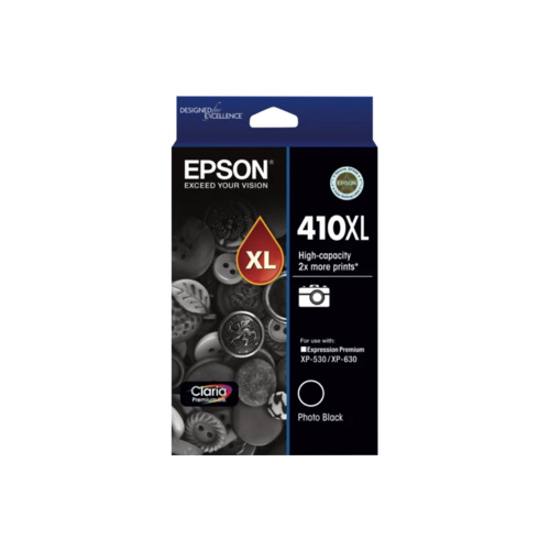 Epson 410XL High Yield Photo Black Ink - 650 pages