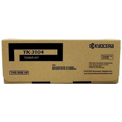 Kyocera TK3104 Black Toner Kit - 12,500 pages 