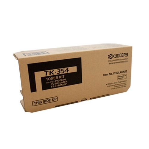 Kyocera TK354 Black Toner Kit - 15,000 pages