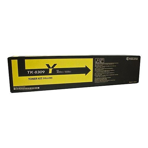 Kyocera TK8309 Yellow Toner - 15,000 pages