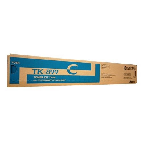 Kyocera TK899 Cyan Toner Cartridge - 6,000 pages