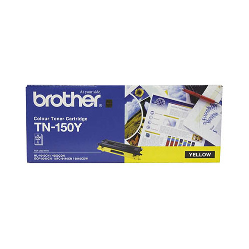 Brother TN150 Yellow Toner - 1,500 yield