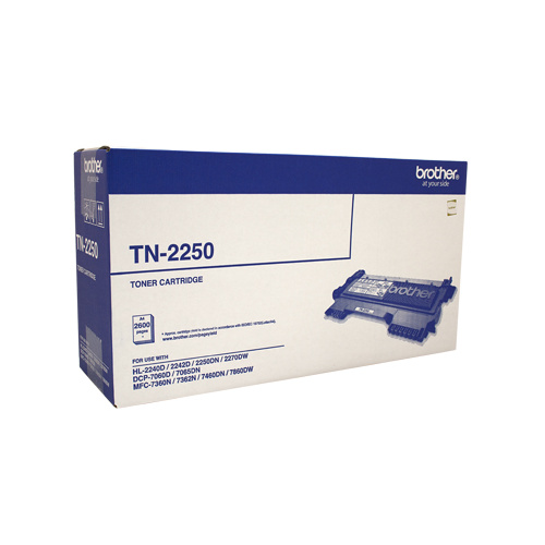 Brother TN2250 Toner - 2,600 yield
