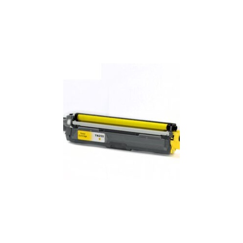 Compatible Brother TN255 Yellow Toner - 2,200 pages