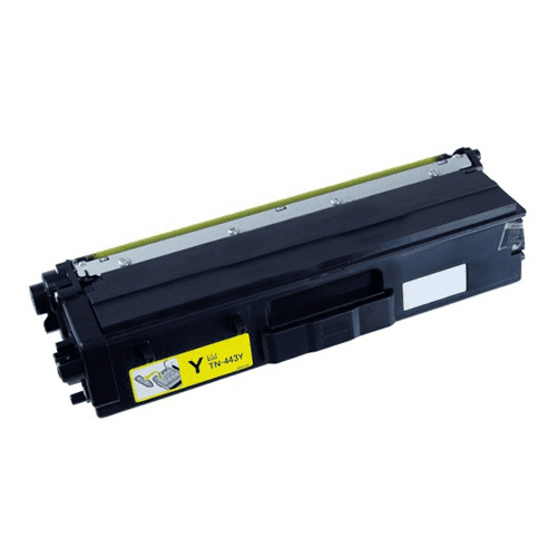 Compatible Brother TN443 Yellow Toner - 4,000 pages