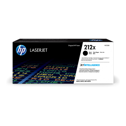 Genuine HP #212X W2120X Black Toner - 13,000 pages